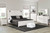 Gerridan - 8 Pc. - Dresser, Mirror, Chest, King Panel Bed with Sconces, 2 Nightstands - White