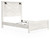 Gerridan - Queen Panel Bed with Sconces - White
