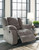 Tulen - 3 Pc. - Reclining Sofa, Loveseat, Rocker Recliner - Gray