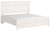Gerridan - King Panel Bed - White / Gray