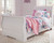 Anarasia - 5 Pc. - Dresser, Mirror, Twin Sleigh Bed - White