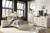 Cambeck - 5 Pc. - Dresser, Mirror, Twin Panel Bed - Whitewash