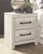 Cambeck - 9 Pc. - Dresser, Mirror, Chest, Queen Panel Bed with Side Storage Drawers, 2 Nightstands - Whitewash