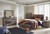 Derekson - 9 Pc. - Dresser, Mirror, Chest, Full Panel Bed with 2 Storage Drawers, 2 Nightstands - Multi Gray