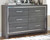 Lodanna - 9 Pc. - Dresser, Mirror, Chest, Queen Platform Bed with 2 Storage Drawers, 2 Nightstands - Gray