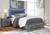 Lodanna - Queen Panel Bed with 2 Storage Drawers - Gray