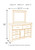 Juararo - 7 Pc. - Dresser, Mirror, Queen Poster Bed, 2 Nightstands - Dark Brown
