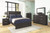 Belachime - 7 Pc. - Dresser, Mirror, Chest, Full Panel Bed, 2 Nightstands - Black