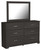Belachime - 4 Pc. - Dresser, Mirror, Full Panel Bed - Black
