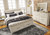 Bellaby - King Platform Bed with 2 Storage Drawers - Whitewash