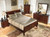 Alisdair - Queen Sleigh Bed - Dark Brown