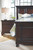 Porter - 7 Pc. - Dresser, Mirror, Chest, Queen Panel Bed, Nightstand - Rustic Brown