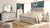 Realyn - 5 Pc. - Dresser, Mirror, California King Upholstered Sleigh Bed - Two-tone