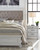 Kanwyn - 6 Pc. - Dresser, Mirror, Chest, King Upholstered Panel Bed - Whitewash