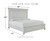 Kanwyn - 5 Pc. - Dresser, Mirror, Queen Panel Bed - Whitewash
