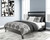 Finch - Queen Panel Platform Bed - Black / Brown