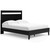 Finch - Queen Panel Platform Bed - Black / Brown