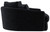 Matty - Round Accent Cuddle Chaise - Ebony