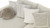 Ritzy - 4 Piece Modular Double Chaise Sectional And 1 Included Cocktail Ottoman - Bone