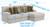 Tori - 2 Piece Sofa Chaise With Comfort Coil Seating And 6 Accent Pillows Included (Right Side Facing Chaise) - Birch