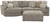 Turner - 2 Piece Sofa Cuddler With Left Side Facing Cuddler And Cocktail Ottoman - Mushroom