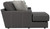Minori - Italian Leather 2 Piece Sofa / Chaise With LSF Chaise - Steel