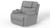 Dreamtime - 48" Power Headrest Power Lay Flat Recliner With CR3 Heat/Massage/Zero Gravity - Steel
