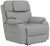 Dreamtime - Power Headrest Power Lay Flat Recliner With CR3 Heat/Massage/Zero Gravity - Steel
