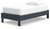 Simmenfort - Twin Platform Bed - Navy Blue