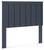 Simmenfort - Full Panel Headboard - Navy Blue