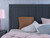 Simmenfort - Full Panel Headboard - Navy Blue