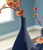 Abtinson - Vase - 16" - Navy