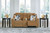 Kanlow - Dbl Reclining Loveseat With Console - Honey