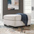 Aviemore - Oversized Accent Ottoman - Stone