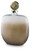 Acario - 17" Jar - Taupe / Gold Finish