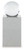 Sellner - 14" Sculpture - Clear / White