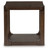 Breckington - Rectangular End Table - Dark Brown
