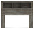 Frandern - Full Bookcase Headboard - Gray