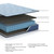 Peak 2.0 12 Hybrid - Full Mattress - Light Blue