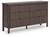 Pamytta - Six Drawer Dresser - Brown