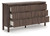 Pamytta - Six Drawer Dresser - Brown