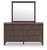 Pamytta - Dresser And Mirror - Brown