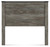Frandern - Full Panel Headboard - Gray