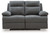 Side-Swipe - Reclining Loveseat - Charcoal