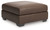 WillowBend - Oversized Accent Ottoman - Umber