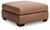 WillowBend - Oversized Accent Ottoman - Caramel