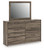 Elbrim - Dresser And Mirror - Brown