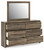 Elbrim - Dresser And Mirror - Brown