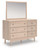Arloster - Dresser And Mirror - Tan