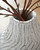 Shelvie - Vase - 12" - Distressed White